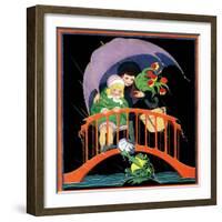 Rainy Day - Child Life-Hazel Frazee-Framed Giclee Print