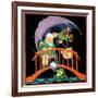 Rainy Day - Child Life-Hazel Frazee-Framed Giclee Print