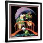 Rainy Day - Child Life-Hazel Frazee-Framed Giclee Print