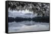 Rainy Day Cooper Lake-Kelly Sinclair-Framed Stretched Canvas