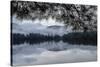 Rainy Day Cooper Lake-Kelly Sinclair-Stretched Canvas