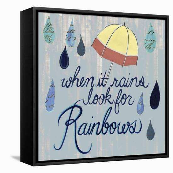 Rainy Day I-Grace Popp-Framed Stretched Canvas