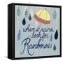 Rainy Day I-Grace Popp-Framed Stretched Canvas