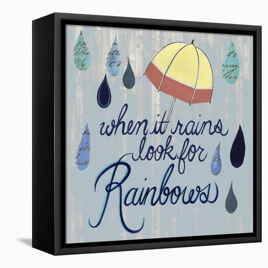 Rainy Day I-Grace Popp-Framed Stretched Canvas