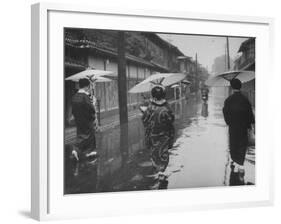 Rainy Day in Kyoto-Eliot Elisofon-Framed Photographic Print