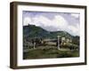 Rainy Day, Laguna (Oil on Masonite)-Joseph Kleitsch-Framed Giclee Print