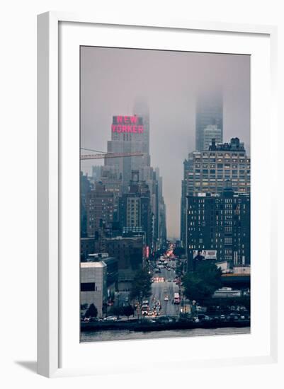 Rainy Day on 42nd Street NYC-null-Framed Photo