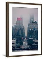 Rainy Day on 42nd Street NYC-null-Framed Photo