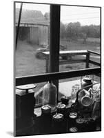 Rainy Day on a Farm-Jack Delano-Mounted Photographic Print