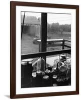 Rainy Day on a Farm-Jack Delano-Framed Photographic Print