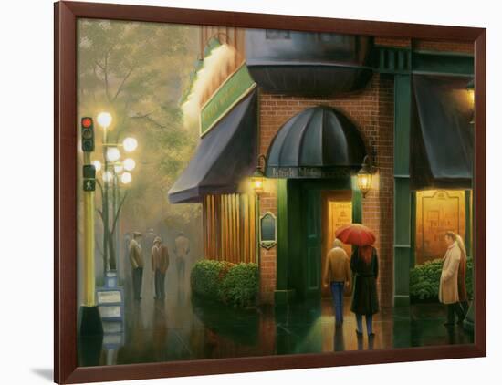 Rainy Day Pub-Leo Stans-Framed Art Print