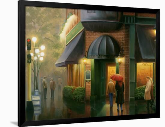 Rainy Day Pub-Leo Stans-Framed Art Print