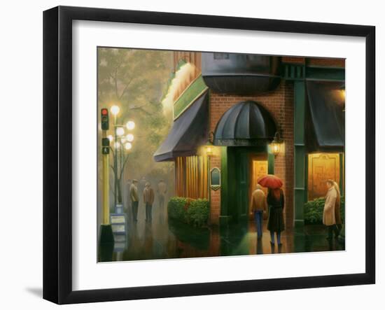 Rainy Day Pub-Leo Stans-Framed Art Print