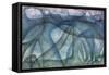 Rainy Day; Regentag-Paul Klee-Framed Stretched Canvas