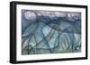 Rainy Day; Regentag-Paul Klee-Framed Premium Giclee Print