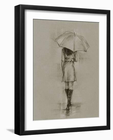 Rainy Day Rendezvous I-Ethan Harper-Framed Art Print