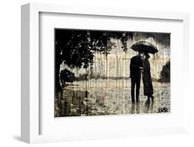 Rainy Day Rendezvous-Loui Jover-Framed Giclee Print