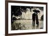 Rainy Day Rendezvous-Loui Jover-Framed Giclee Print