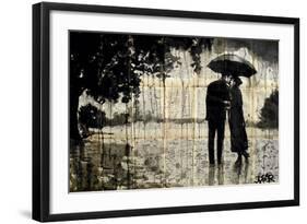 Rainy Day Rendezvous-Loui Jover-Framed Art Print