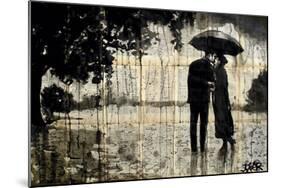 Rainy Day Rendezvous-Loui Jover-Mounted Art Print