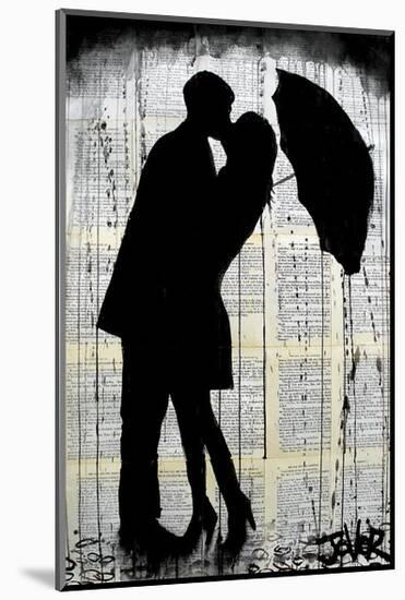 Rainy Day Romantics-Loui Jover-Mounted Giclee Print