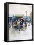 Rainy Day: The Fish Market-Maurice Brazil Prendergast-Framed Stretched Canvas