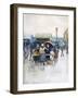 Rainy Day: The Fish Market-Maurice Brazil Prendergast-Framed Giclee Print