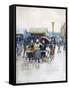 Rainy Day: The Fish Market-Maurice Brazil Prendergast-Framed Stretched Canvas