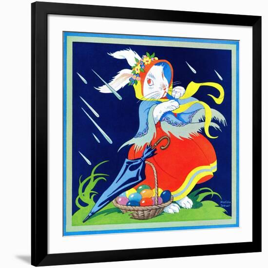 Rainy Easter Greetings - Child Life-Matilda Breuer-Framed Giclee Print