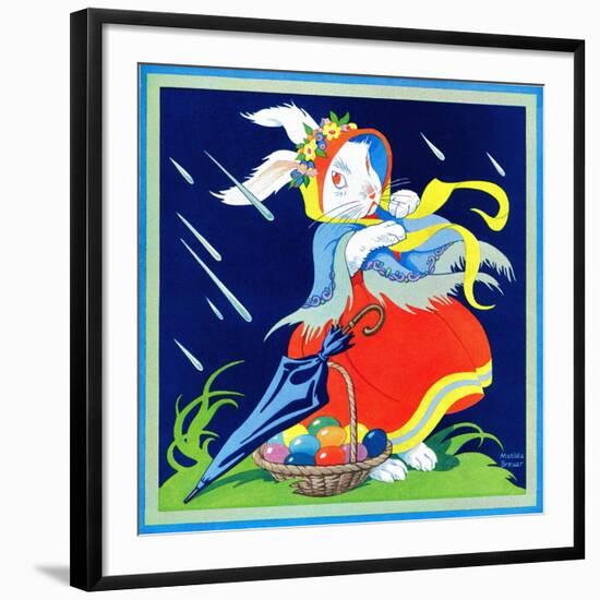 Rainy Easter Greetings - Child Life-Matilda Breuer-Framed Giclee Print