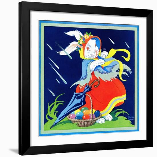 Rainy Easter Greetings - Child Life-Matilda Breuer-Framed Giclee Print