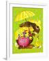 Rainy Easter - Playmate-Art Wallower-Framed Giclee Print