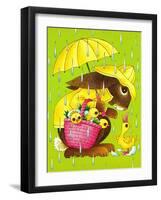 Rainy Easter - Playmate-Art Wallower-Framed Giclee Print