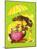 Rainy Easter - Playmate-Art Wallower-Mounted Giclee Print