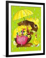 Rainy Easter - Playmate-Art Wallower-Framed Giclee Print