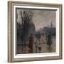 Rainy Evening on Hennepin Avenue, C.1902-Robert Koehler-Framed Giclee Print