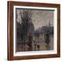 Rainy Evening on Hennepin Avenue, C.1902-Robert Koehler-Framed Giclee Print