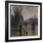 Rainy Evening on Hennepin Avenue, C.1902-Robert Koehler-Framed Giclee Print