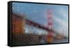 Rainy Golden Gate-Steve Gadomski-Framed Stretched Canvas