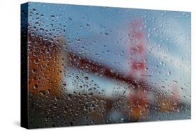 Rainy Golden Gate-Steve Gadomski-Stretched Canvas