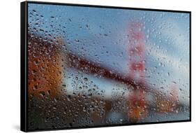 Rainy Golden Gate-Steve Gadomski-Framed Stretched Canvas