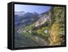 Rainy Lake and Frisco Mountain, Okanogan National Fores, Washington State, Usa-Tony Waltham-Framed Stretched Canvas