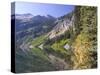 Rainy Lake and Frisco Mountain, Okanogan National Fores, Washington State, Usa-Tony Waltham-Stretched Canvas