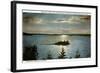 Rainy Lake, International Falls, Minnesota-null-Framed Art Print