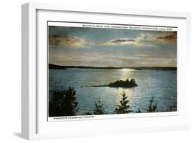 Rainy Lake, International Falls, Minnesota-null-Framed Art Print