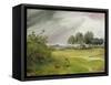 Rainy Landscape-Wilhelm Busch-Framed Stretched Canvas