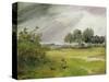 Rainy Landscape-Wilhelm Busch-Stretched Canvas