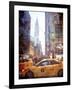 Rainy Madison Avenue-Acosta-Framed Art Print