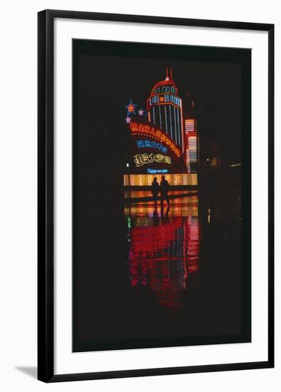 Rainy Night in Gui'Yang, Gui'zhon Province-Basil Pao-Framed Giclee Print