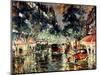 Rainy Night in Paris Par Korovin, Konstantin Alexeyevich (Constantin Korovin) (1861-1939), 1930S --Konstantin Alekseevich Korovin-Mounted Giclee Print